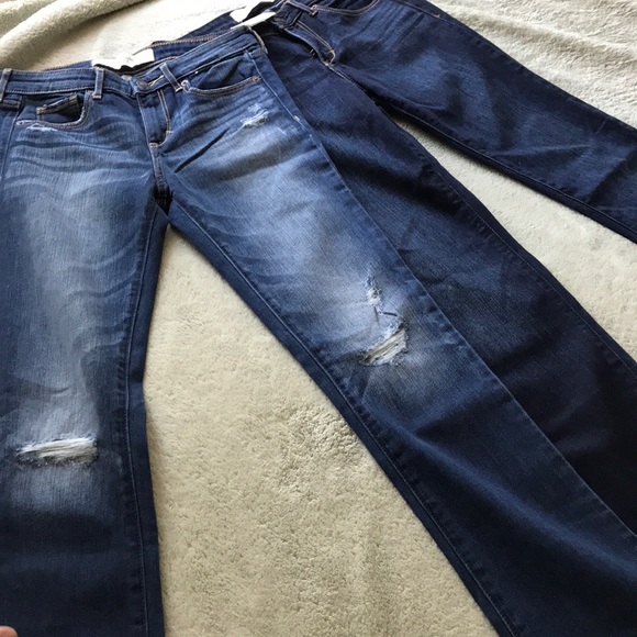 Lot of 2 Abercrombie Midrise Skinny boot - Picture 4 of 4